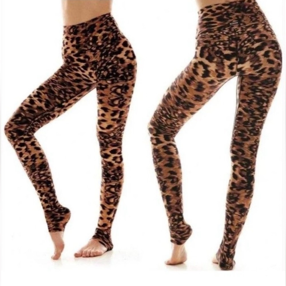 K-Deer | Dutchess Full Length High-Waist Yoga Leggings Animal Print (XS 0-2)